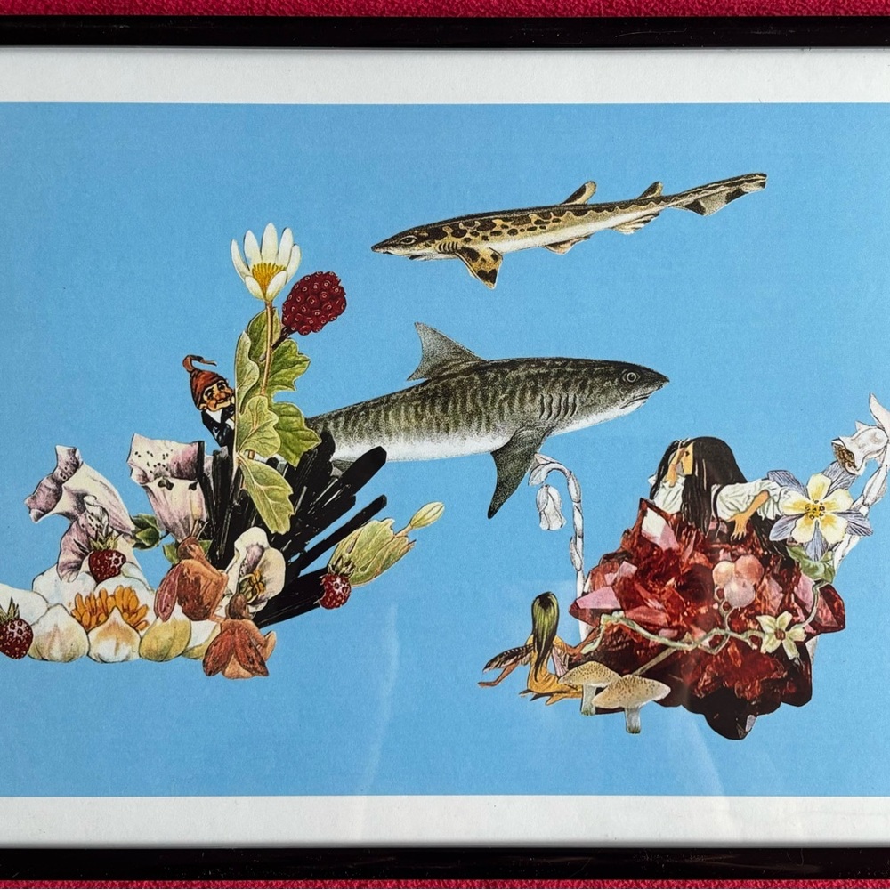 Blue Ocean Fish Art Decor
